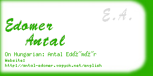 edomer antal business card